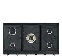SMEG Cuisinière à gaz SRV896AOGH 90 cm 5 brûleurs Ligne Coloniale Anthracite