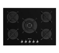 Table de cuisson gaz SMEG PV375N Noir
