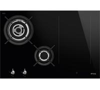 Smeg Plaque mixte induction gaz PM3743D