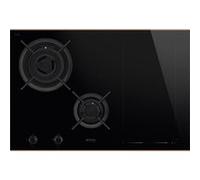 Table de cuisson mixte SMEG PM6743R Noir