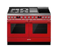 Smeg PORTOFINO 120CM MIXTE ROUGE - CPF120IGMPR