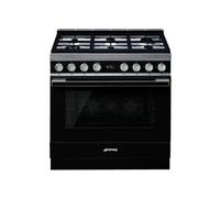 Smeg PORTOFINO 90cm MIXTE NOIR - CPF9GPBL