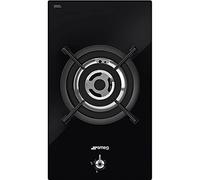 SMEG PV331CN, Plaque de cuisson à gaz CLASSICA, Black glass
