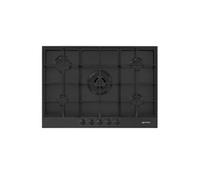 Plaque gaz Smeg PX375MB Noir Mat Noir