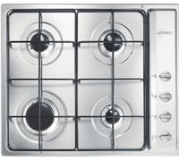 SMEG S64S Table de Cuisson Encastrable La Gaz 60 CM 4 Feux Inox