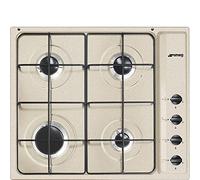 SMEG S64SAV2, Plaque de cuisson à gaz SELEZIONE, Light brown