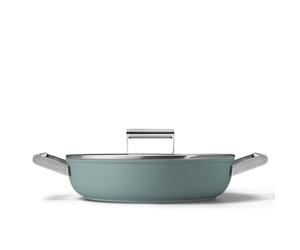 SMEG Sauteuse antiadhésive 28 cm - Vert émeraude