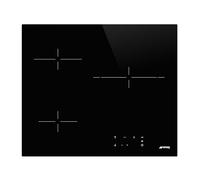 SMEG SE263TD1, Plaque de cuisson vitrocéramique UNIVERSAL, Black glass