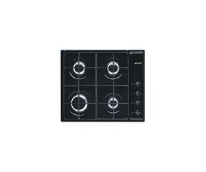 Smeg Selection S64SN - Table de cuisson au gaz - 4 plaques de cuisson - Niche - largeur : 55.5 cm - profondeur : 47.8 cm - noir