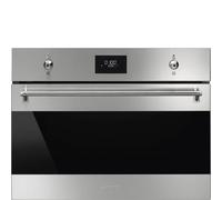 Smeg SF4301MX Four EncastrÃ© | Classe Ã©nergÃ©tique A | Compact 45 cm, fonction micro-ondes, gril, affichage LCD, inox anti-traces