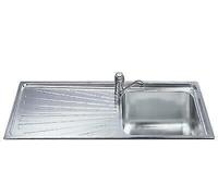 Smeg SGE116.1S Lavabo Égouttoir La Gauche Inox Brossé 22x117x51 CM