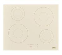 Plaque de cuisson induction 4 foyers - coloris crème - l.60 x P.51,5 x H.5,6 cm - Smeg SI2641DP
