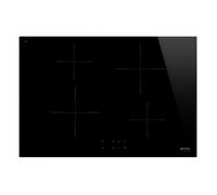 SMEG SI2741D Piano De Cuisson Induction 75CM 4 Zones Avec Trou 48CM Noir