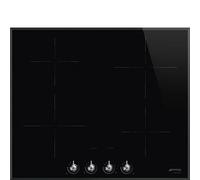Smeg – Plaque à induction SI364BM intégrée 60 cm, 4 zones, noir
