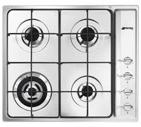 Smeg Sr64S Plaque De Cuisson 60Cm 4 Brûleurs Acier Inox Esthétique Sélection