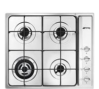 Smeg Sr64S Plaque De Cuisson 60Cm 4 Brûleurs Acier Inox Esthétique Sélection