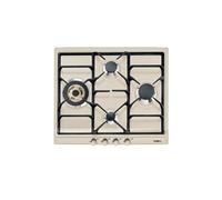 Smeg Table de cuisson à gaz Cortina SR764PO - 4 plaques - niche 55×47,8 cm - crème