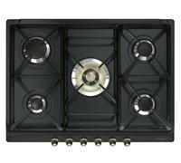 SMEG SR775AO Table de Cuisson 5 Feux Anthracite Esthétique Cortina