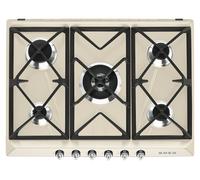 Smeg Cuisinière à gaz Sr975Pgh 5 brûleurs 70 cm Design Victoria Panna