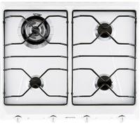 SMEG SRV564EB7 Table de Cuisson 4 Feux 60M Gaz Plat Blanc