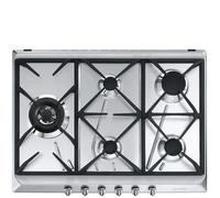 Smeg Plaque de cuisson SRV575GH5 Acier inoxydable intégrée Gaz 5 zones