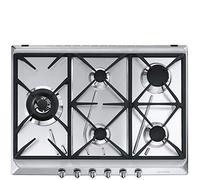 Smeg Plaque de cuisson SRV575GH5 Acier inoxydable intégrée Gaz 5 zones
