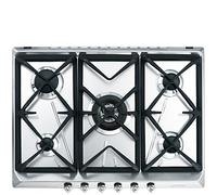Smeg Table de cuisson SRV576GH5 Gaz 5 feux Inox Intégré 55,5 cm