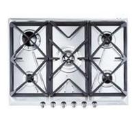 Smeg SRV576GH5 - Table de cuisson au gaz - 5 plaques de cuisson - Niche - largeur : 55.5 cm - profondeur : 47.8 cm - acier inoxydable Inox G