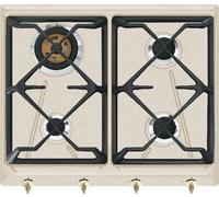 Smeg Cuisinière à gaz encastrable SRV864AVOGH2 60 cm Ligne Coloniale Avena