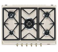 SMEG SRV876AVOGH2 Plaque De Cuisson À Gaz Encastrable 70CM Modèle Colonial Avena