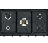 SMEG SRV896AOGH Piano De Cuisson Gaz 90 Cm 5 Feux Coloniale Anthracite