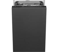 Smeg ST4533IN - Lave-vaisselle - encastrable - Niche - largeur : 45 cm - profondeur : 55 cm - hauteur : 82 cm - noir Noir G