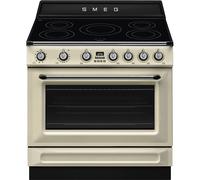 SMEG TR90IMP Cuisine 90Cm Mod Victoria Piano Induction Four Électrique Crème A