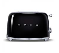 Smeg TSF01BLEU Noir Grille-Pain 2 Compartiments 2 Tranches 950W Style Rétro