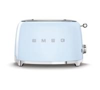 Smeg Grille-pain 950W 2 tranches 6 niveaux de dorage Bleu