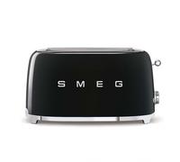 Smeg TSF02BLEU Noir Grille-Pain À 2 Compartiments 4 Tranches 1500W Style Rétro