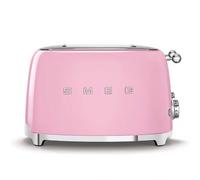 Smeg TSF03PKEU Rose Grille-Pain À 4 Compartiments 4 Tranches 2000W Style Rétro