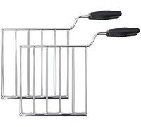 Smeg TSSR 01 TSSR01 Accessoire Grille-Pain, Plastique, Chrome/Noir