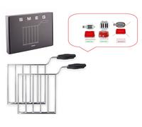 SMEG : TSSR01 : Lot 2 Pinces Toast pour Modèles 01 Et 03 (Série 50's Style)