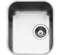 SMEG UM34 | Évier de Cuisine Suspendu en Acier Inoxydable | Collection : Alba | 36 x 42 cm | Couleur/Finition : INOX
