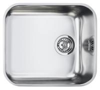 Smeg UM45 | Évier de cuisine suspendu en acier inoxydable | Collection : ALBA | 47 x 42 cm | Couleur/Finition : Inox