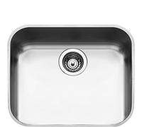 SMEG UM50 Alba Évier de Cuisine Suspendu en Acier Inoxydable, INOX, 50 x 40 cm
