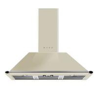 Smeg Victoria KT100PE - Hotte - hotte décorative - largeur : 100 cm - profondeur : 53.2 cm - extraction et recirculation (avec kit de recirculation supplémentaire) - crème Crème G