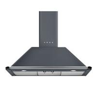 Smeg Hotte décorative murale Victoria KT90GRE 89,5 cm Extraction et recirculation Gris ardoise
