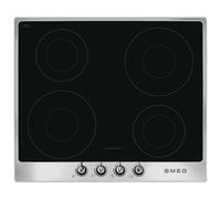 Smeg Victoria SI964XM plaque Acier inoxydable Intégré 60 cm Plaque avec zone à induction 4 zones