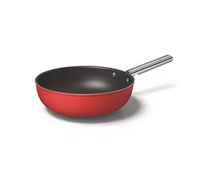 Smeg Wok CKFW3001RDM rouge diamètre 30 cm