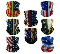 SMEHCF 8 bandeau multifonctionnel Bandana cagoule demi-couverture masque écharpe de cou pour moto vélo randonnée pêche