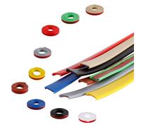 SMELEDFCFK 10 M Bande De Bord De Meuble Souple, Garniture De Bord en Forme De U, 9/12/14/15/16/17/18/20/22/25/28/30/32/36/40mm Bordure De Placage pour Restauration Meubles(Khaki,40mmx10m)