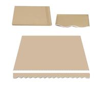 SMELEDFCFK 2m 3.0m 4m 5m 6m 7m Tissu De Remplacement pour Store Banne Manuel Rétractable Toile D'auvent Imperméable Tissu De Remplacement pour Auvent De Terrasse((13x12ft) 4X3.6M)