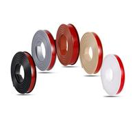 SMELEDFCFK 5M De Bande De Bord De Meuble, Bande De Chant en Forme De U, Bordure De Placage Autocollante, 9mm 20mm 25mm 50mm Couvre Chant, Protection des Bords Flexible(Burgundy,32mmx5m)
